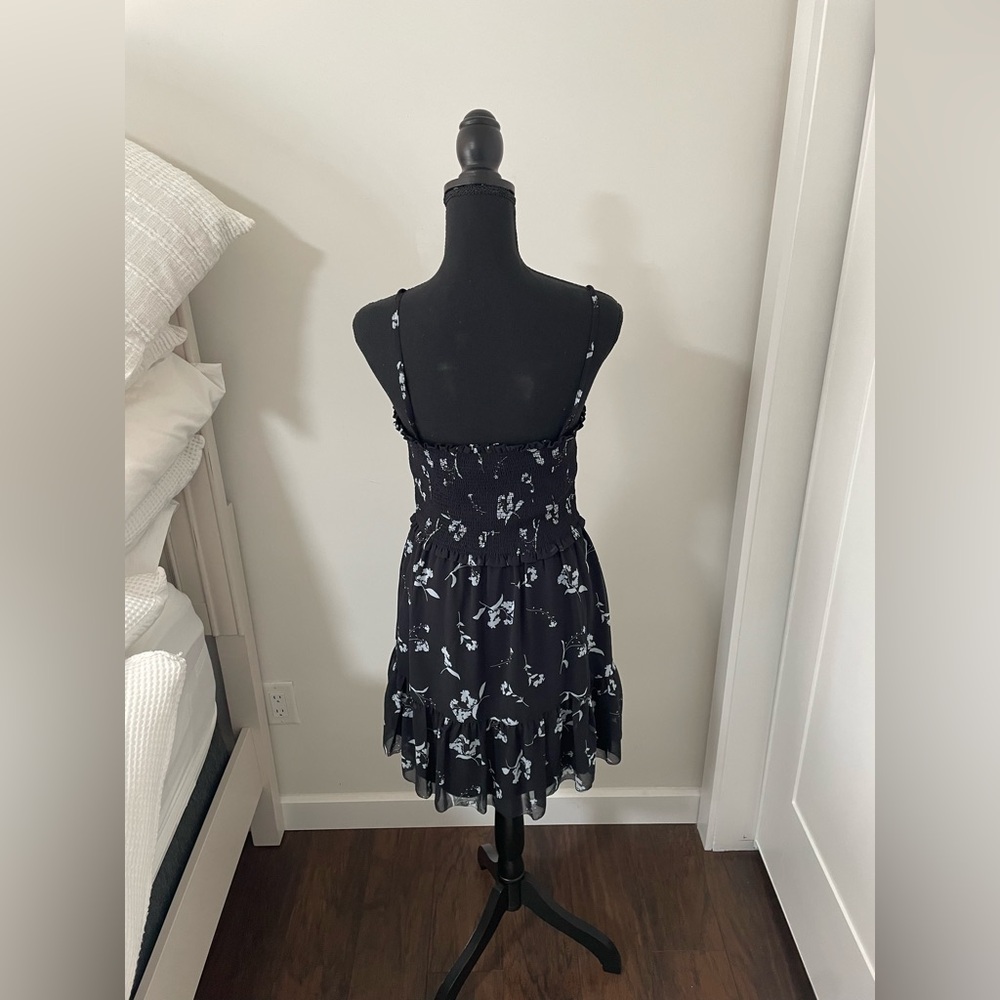 Wilfred Black and White Floral Mini Dress - Picture 2 of 4